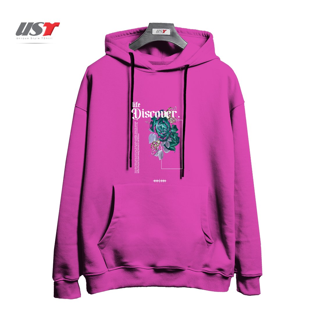 هودی اورسایز طرح Discover