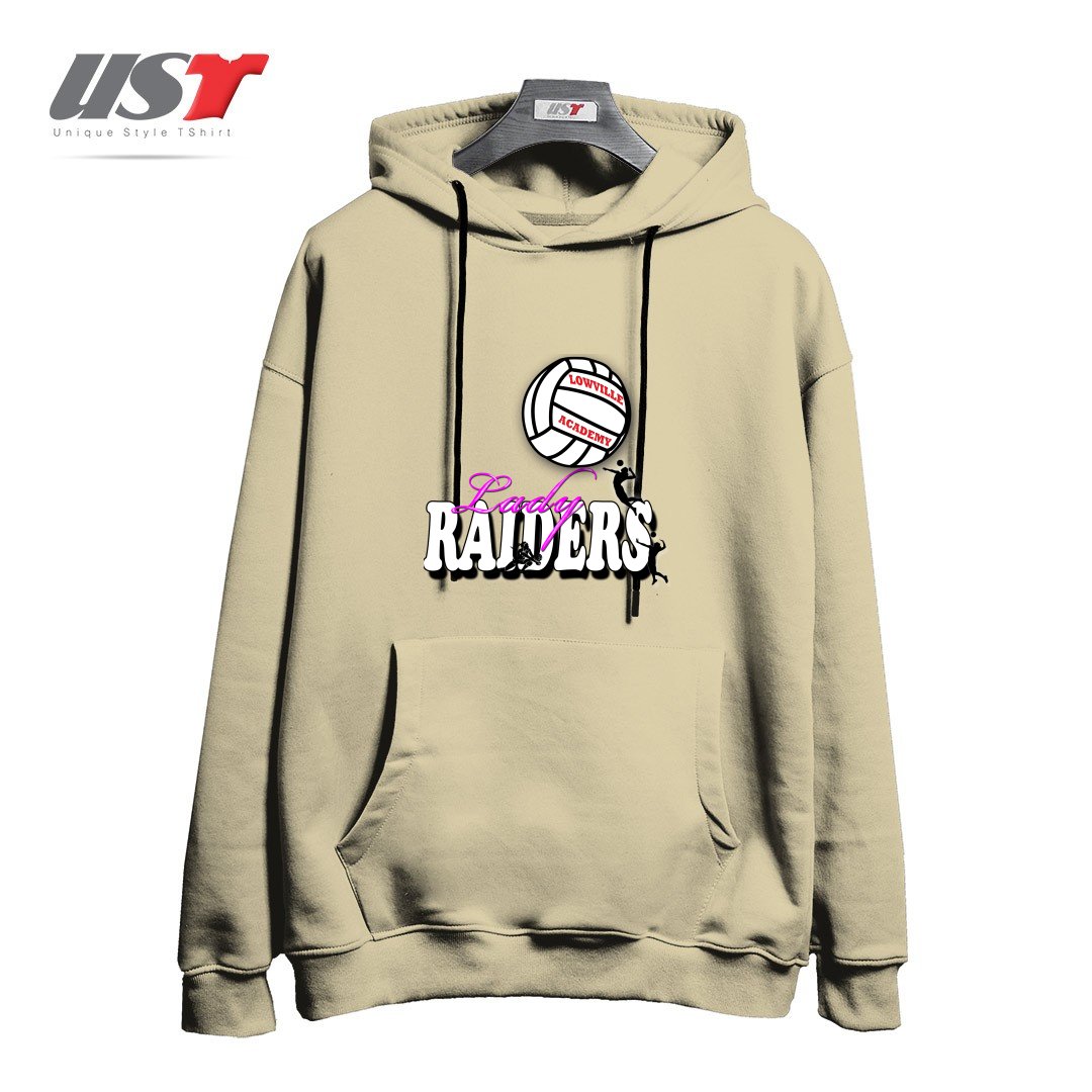 هودی اورسایز طرح LOWVILLE ACADEMY LADY RAIDERS VOLLEYBALL