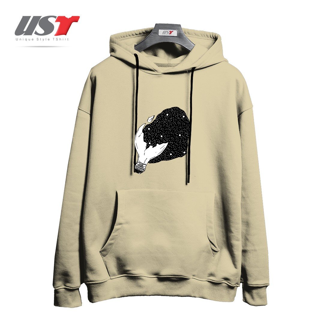 طرح INJURED هودی اورسایزرنگ نخودی