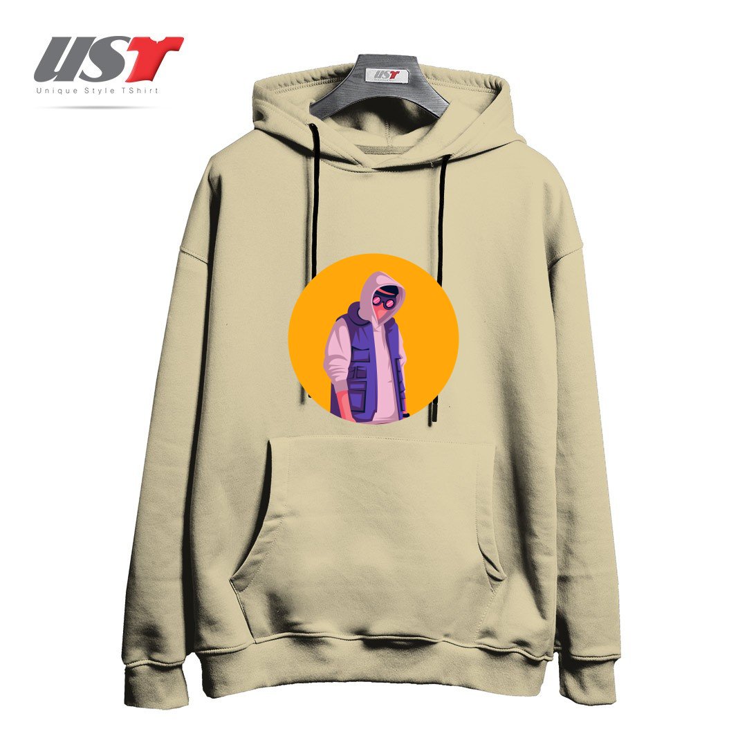 هودی اورسایز طرح lifestyle