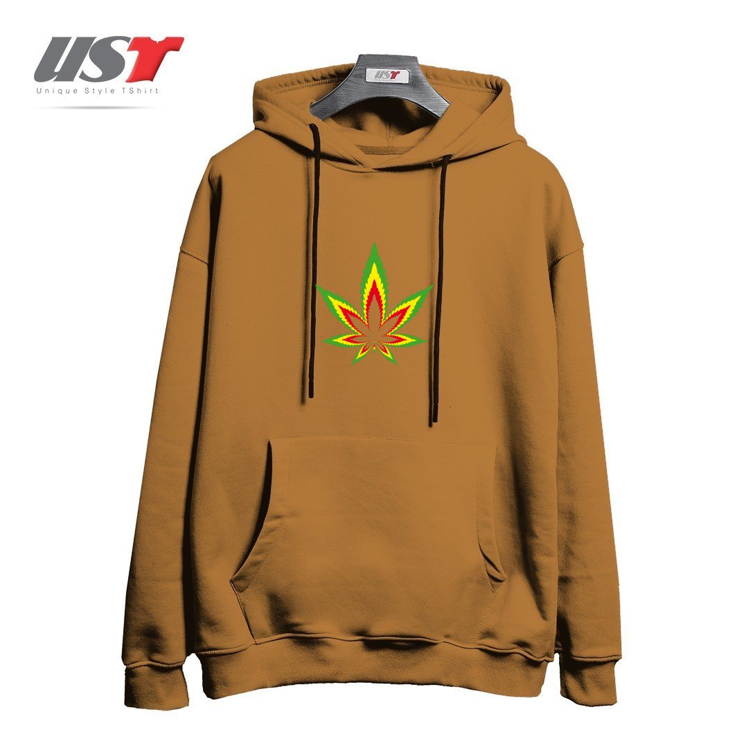 هودی اورسایز طرح WEED