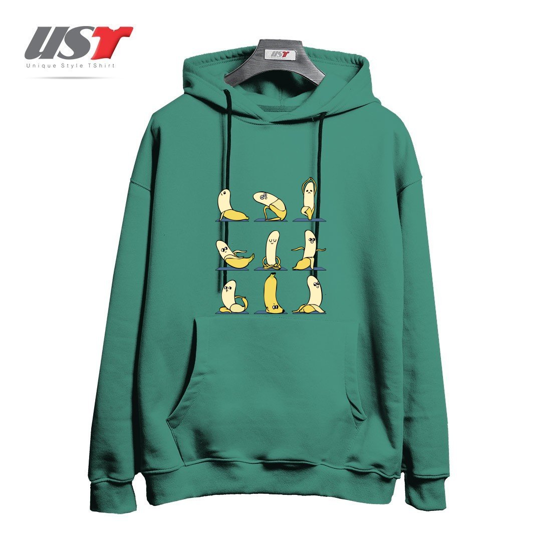 هودی اورسایز طرح BANANA YOGA