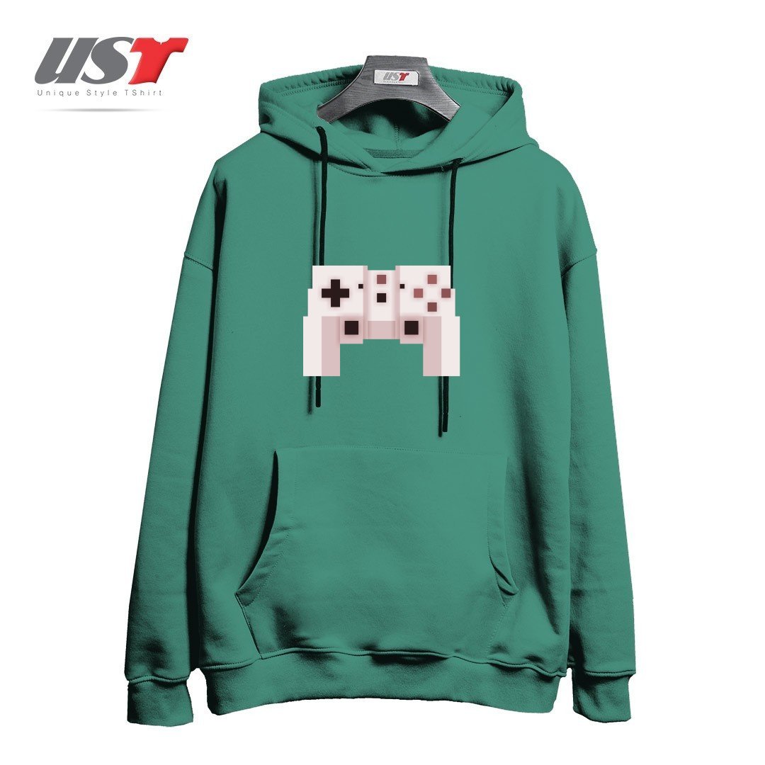 هودی اورسایز طرح PIXEL ART GAME CONTROLLER
