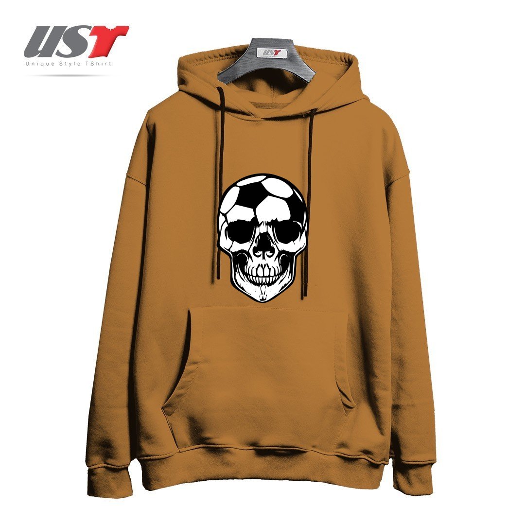 هودی اورسایز طرح SOCCER SKULL