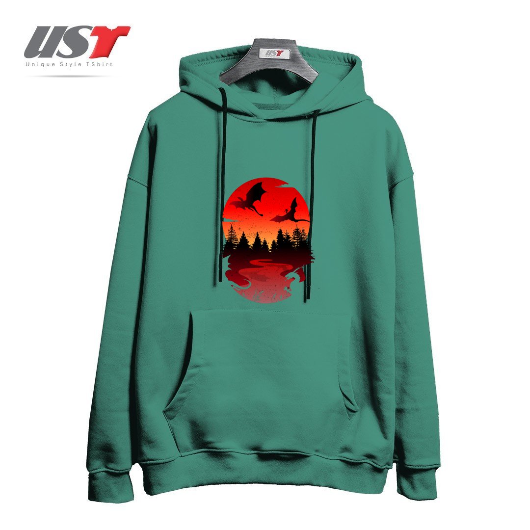 هودی اورسایز طرح BETWEEN NIGHT AND DAY