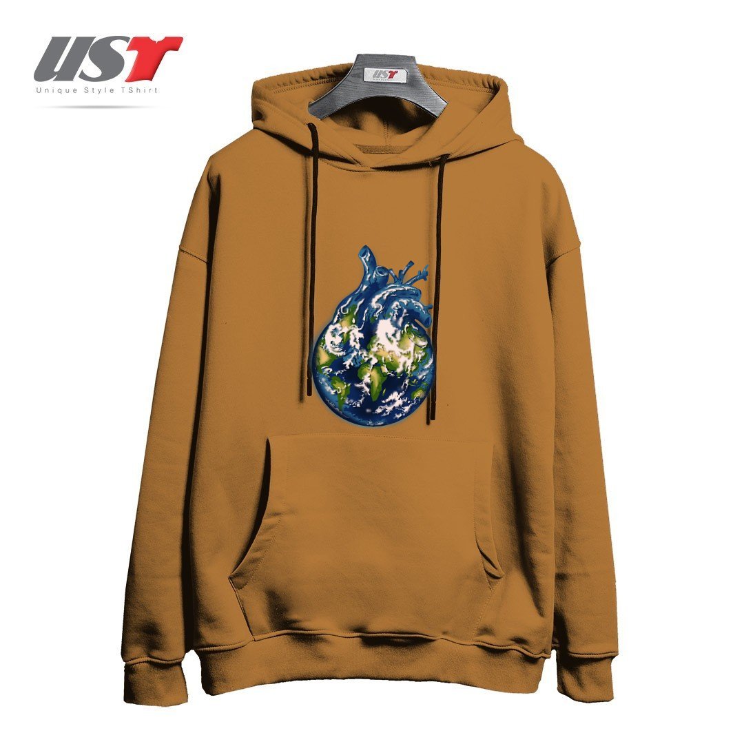 طرح (H)EARTH هودی اورسایزرنگ نسکافه ای