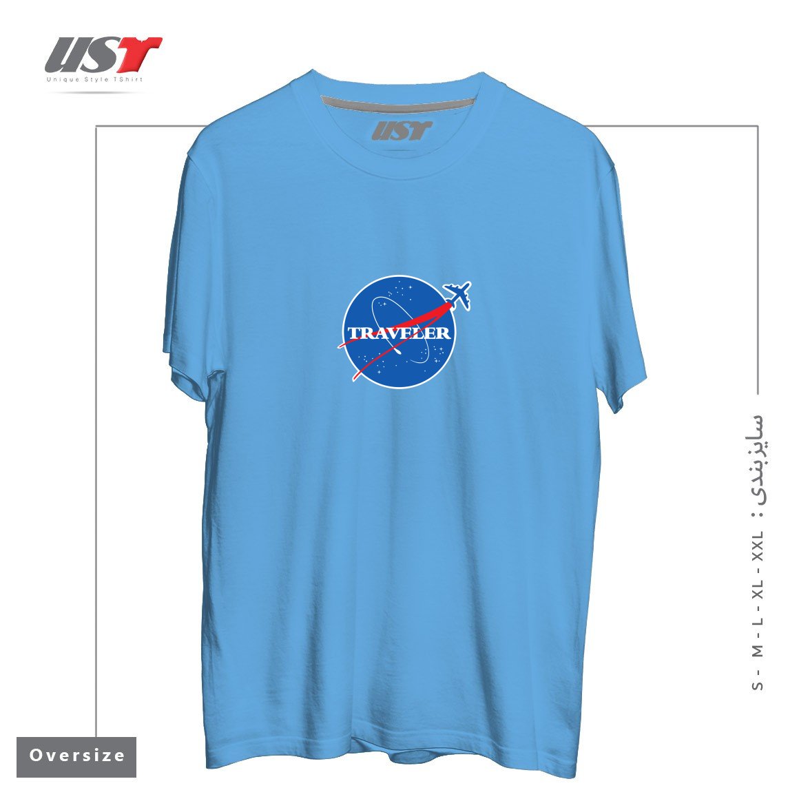 تیشرت اورسایز طرح INTERSTELLAR TRAVELER