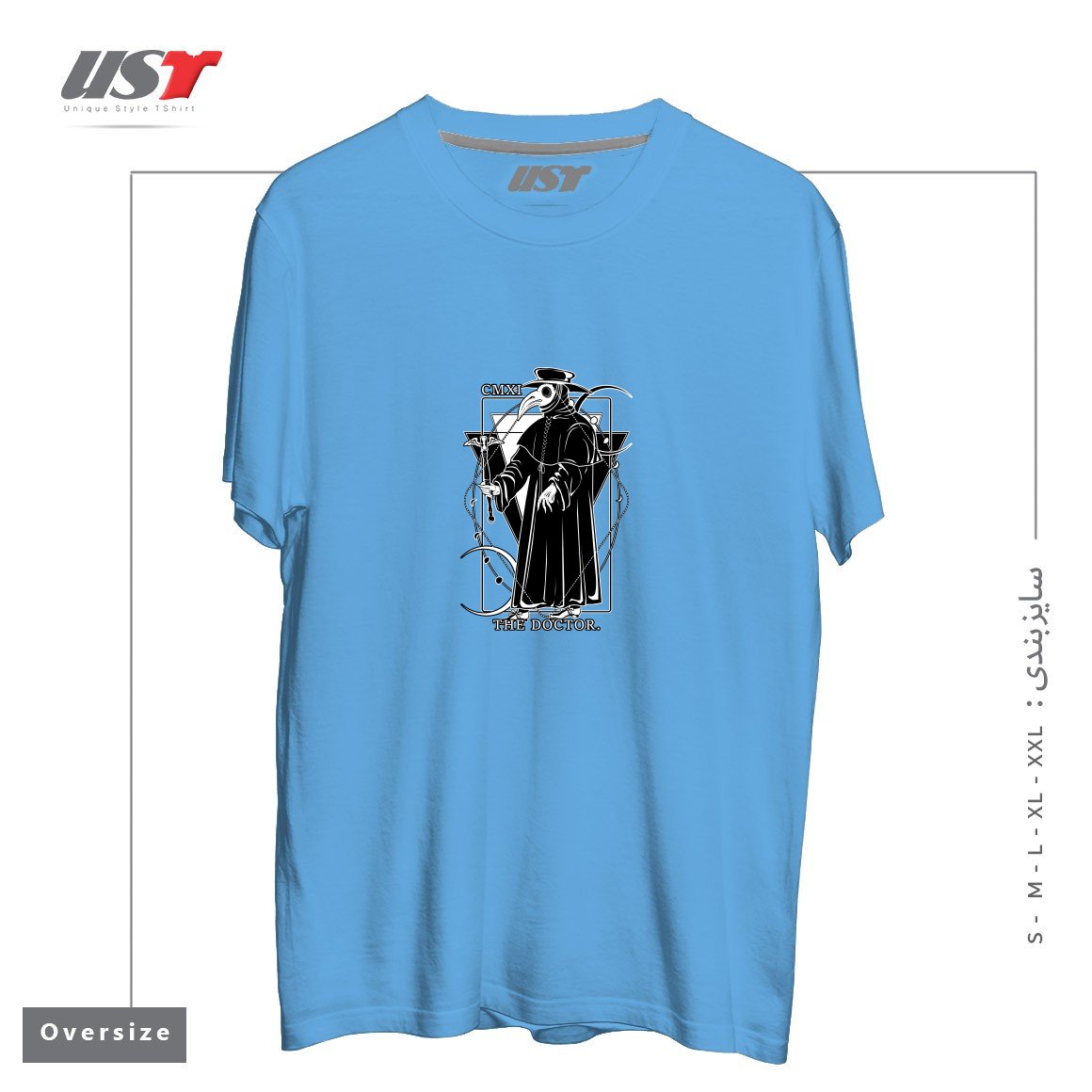 تیشرت اورسایز طرح THE DOCTOR54454