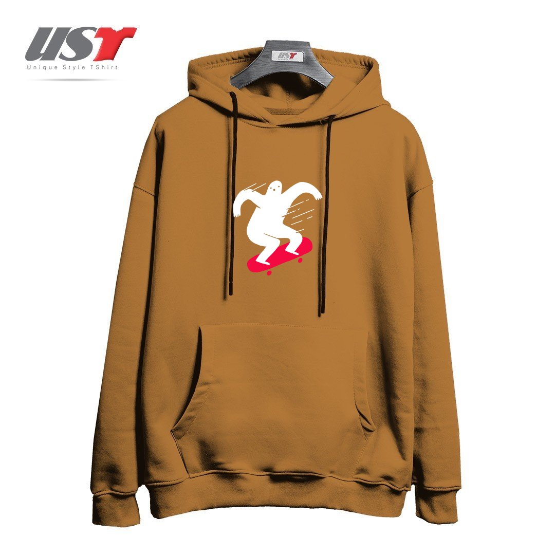 طرح GHOST RIDIN' هودی اورسایزرنگ نسکافه ای