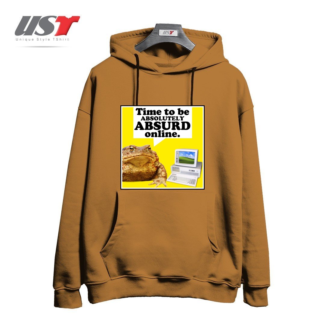 هودی اورسایز طرح ABSURD ONLINE