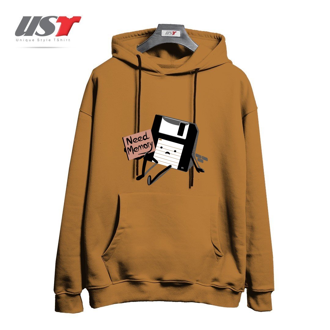 طرح NEED MEMORY هودی اورسایزرنگ نسکافه ای