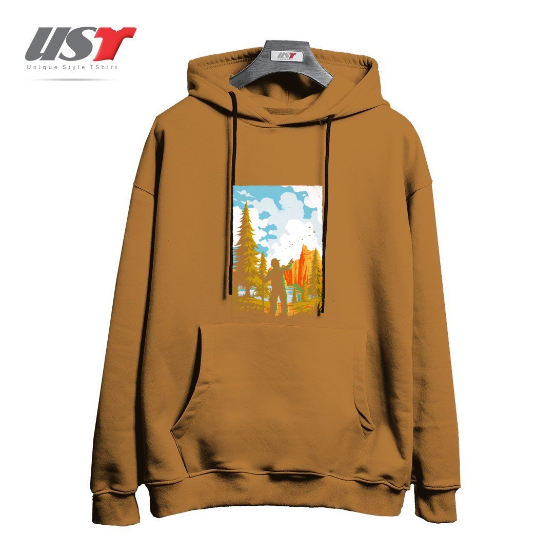 طرح NATIONAL PARK TRADITIONAL DESIGN1165415 هودی اورسایزرنگ نسکافه ای