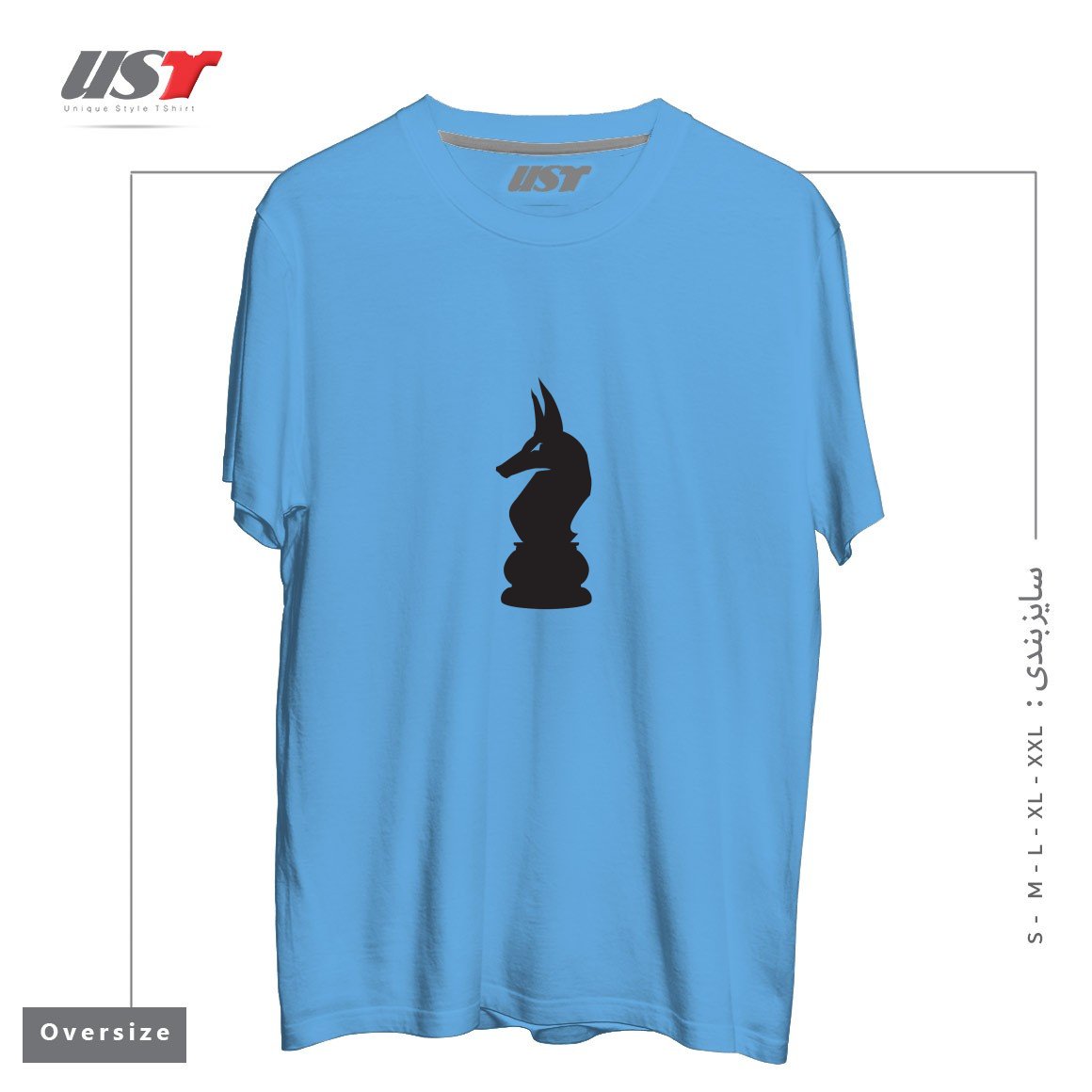 تیشرت اورسایز طرح ANUBIS KNIGHT