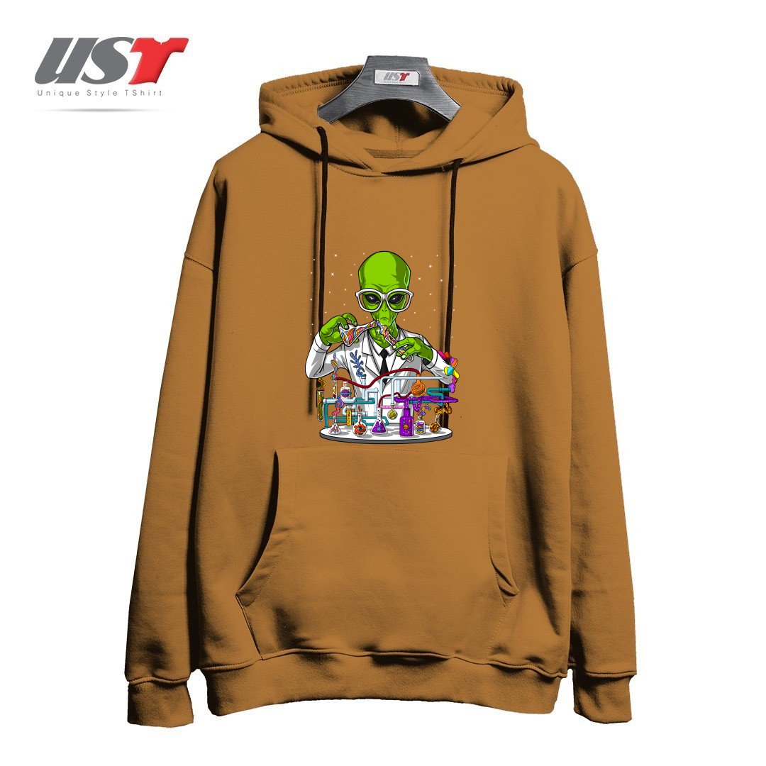 هودی اورسایز طرح CHEMISTRY ALIEN
