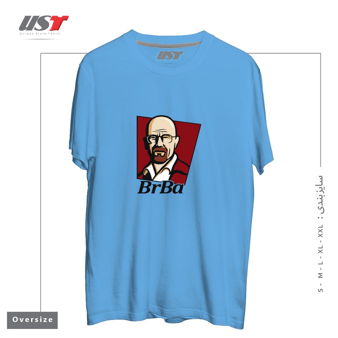 تیشرت اورسایز طرح WALTER WHITE BREAKING BAD