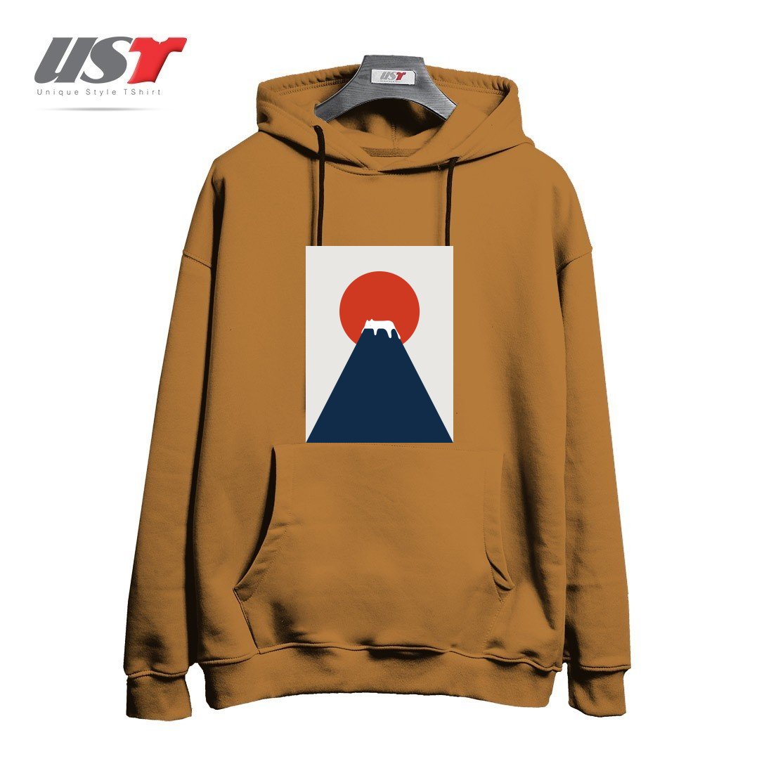 طرح CAT LANDSCAPE 5 هودی اورسایزرنگ نسکافه ای