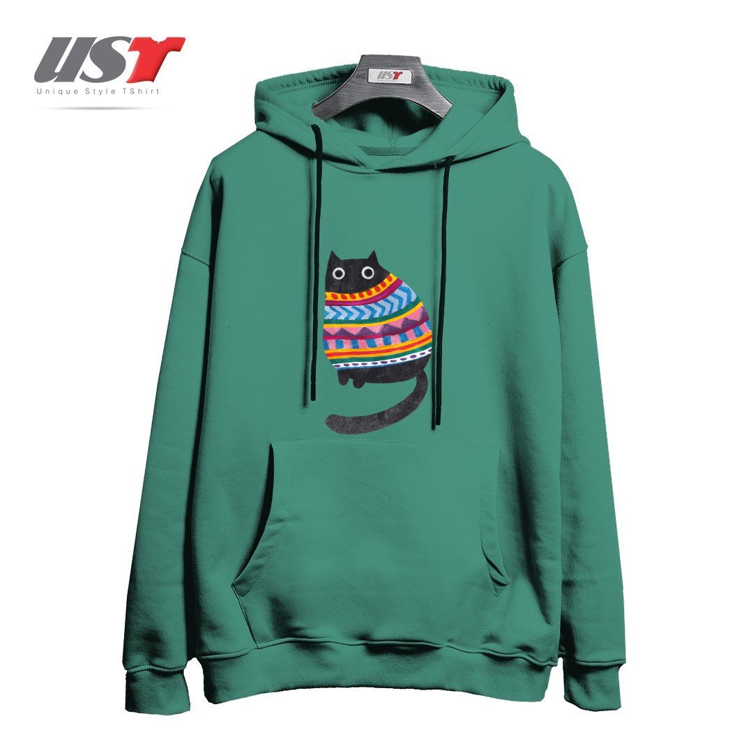 هودی اورسایز طرح WINTER WOOLY