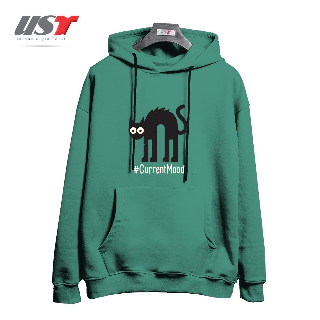 طرح NOPE SPRINGS ETERNAL هودی اورسایزرنگ سبز سدری