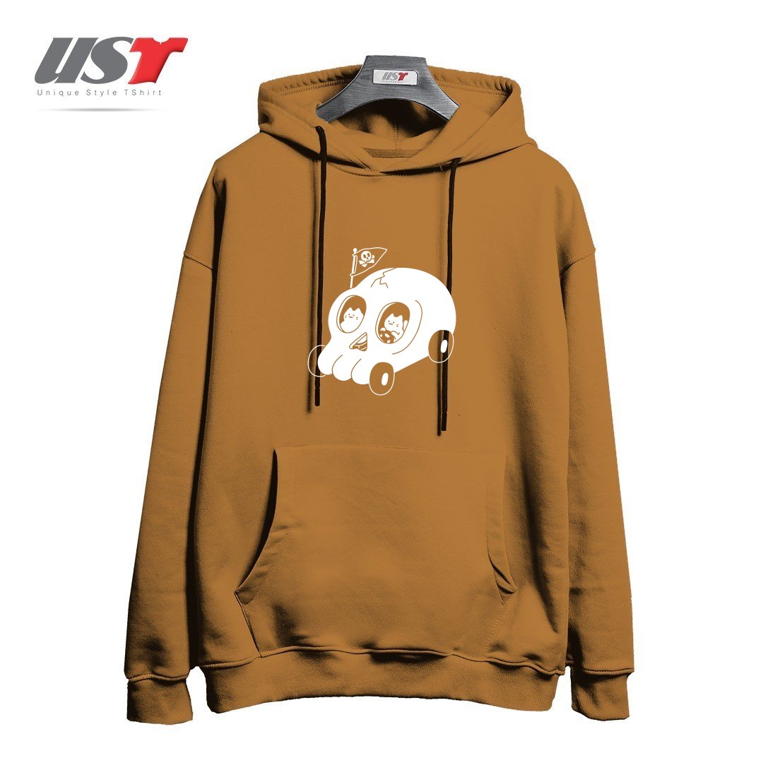 هودی اورسایز طرح SKULLMOBILE5151