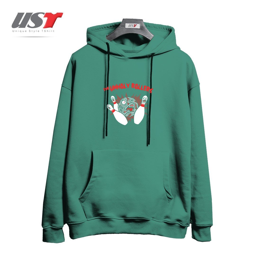 هودی اورسایز طرح THE UNHOLY ROLLERS