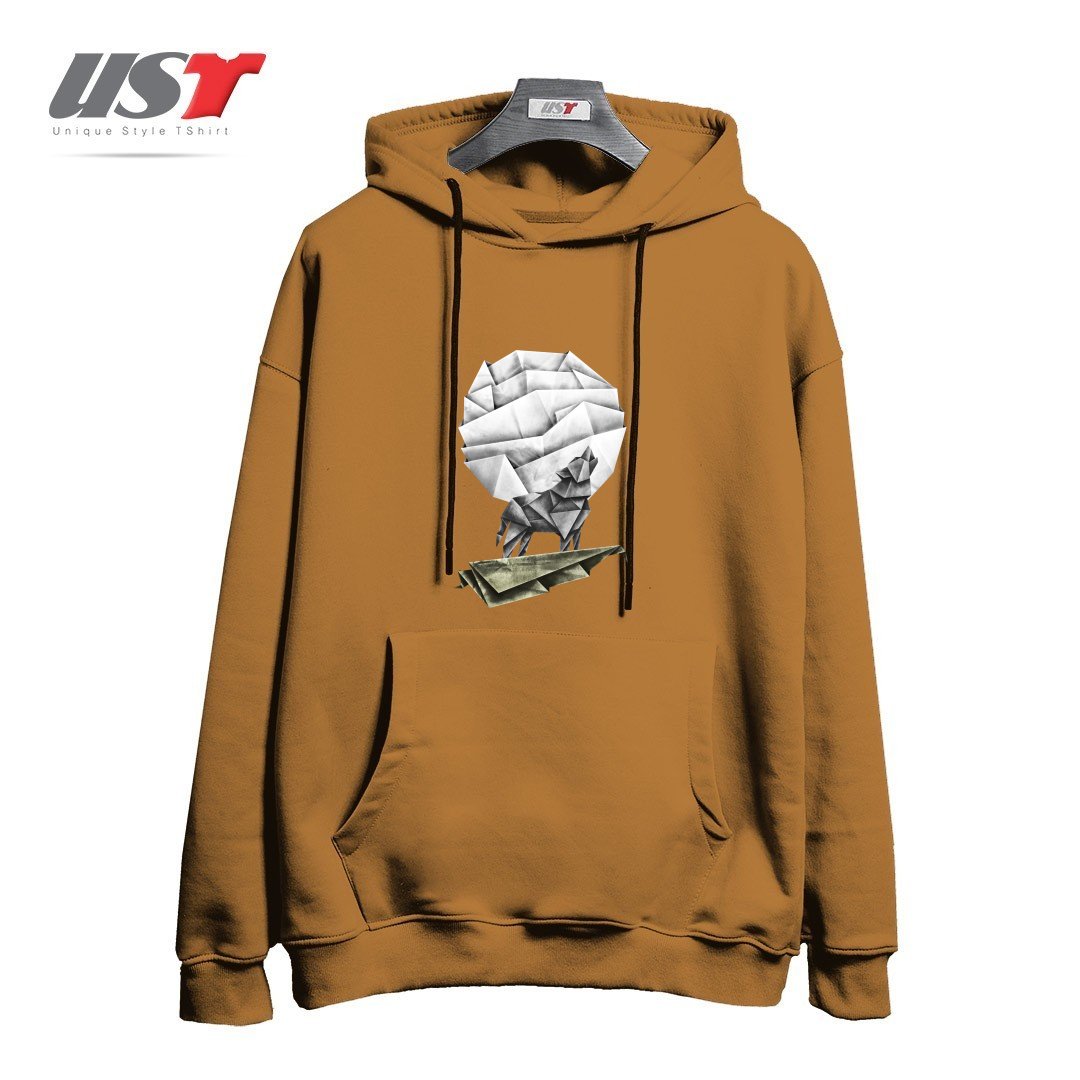 هودی اورسایز طرح WOLFGAMI