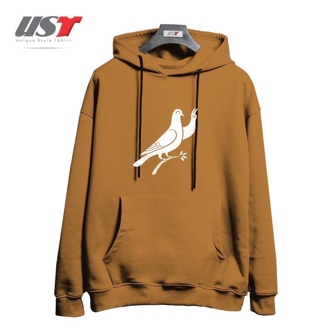 طرح PEACE هودی اورسایزرنگ نسکافه ای