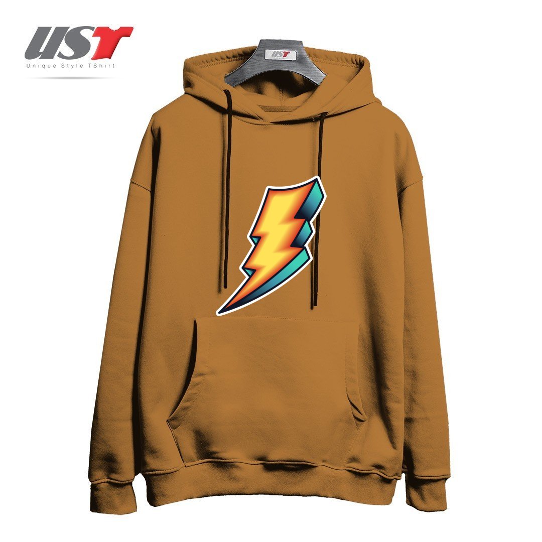 طرح BOLT هودی اورسایزرنگ نسکافه ای