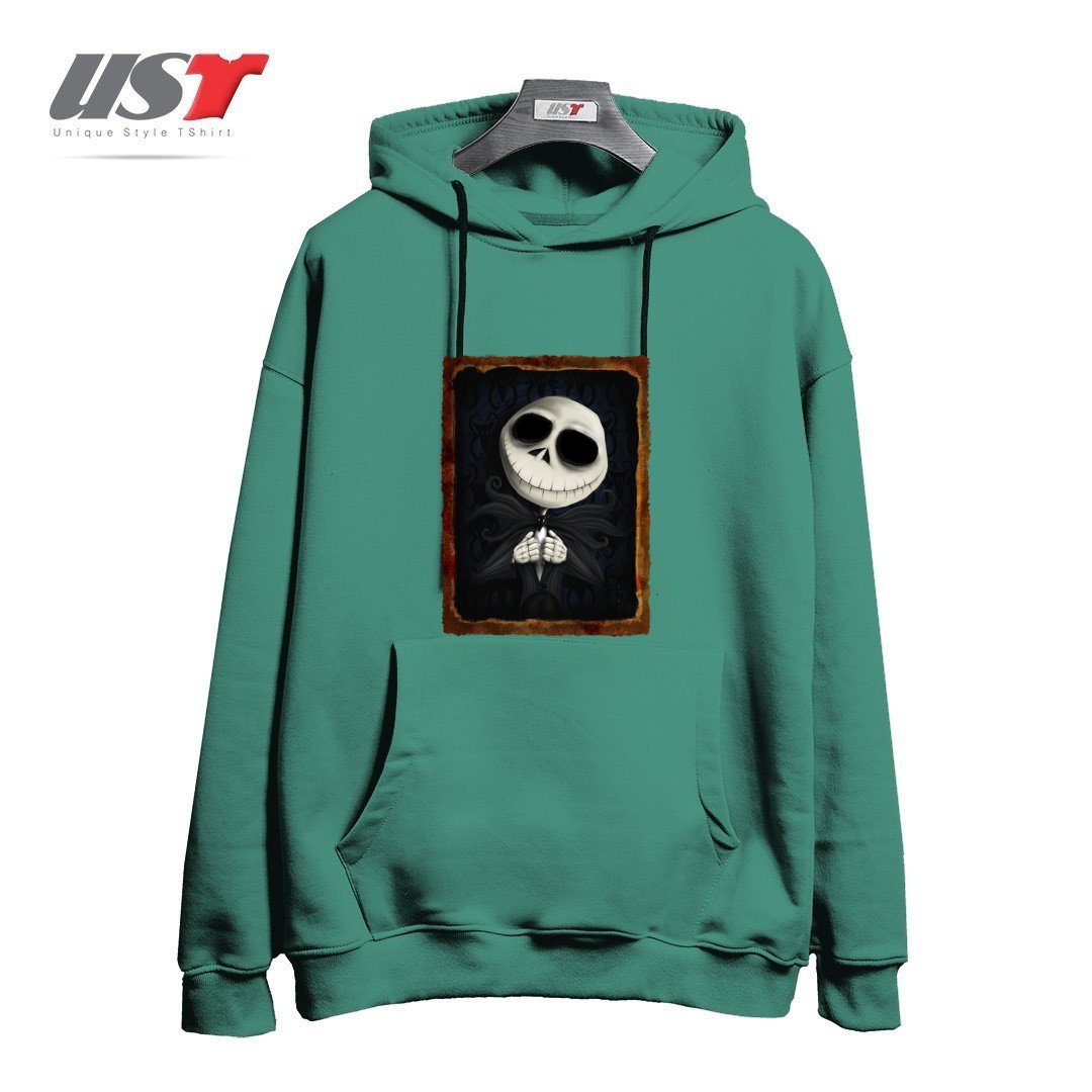 طرح I AM THE PUMPKIN KING! هودی اورسایزرنگ سبز سدری