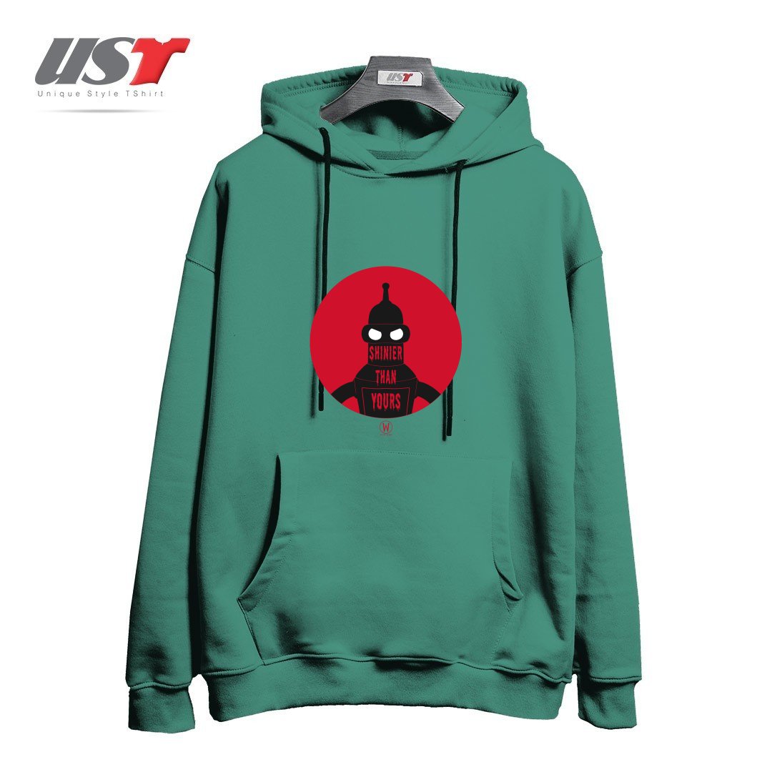 هودی اورسایز طرح SHINIER THAN YOURS