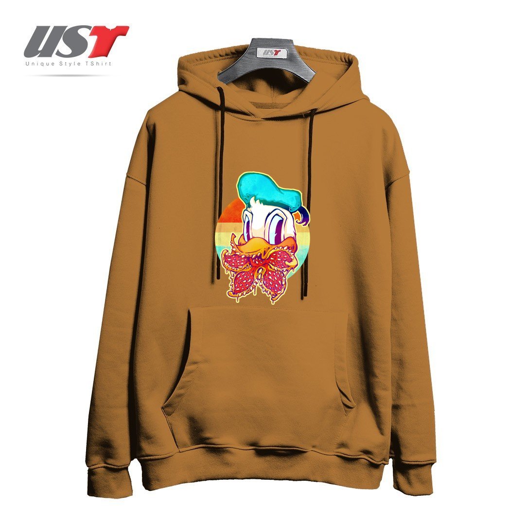 هودی اورسایز طرح UPSIDE DOWN STRANGER DONALD