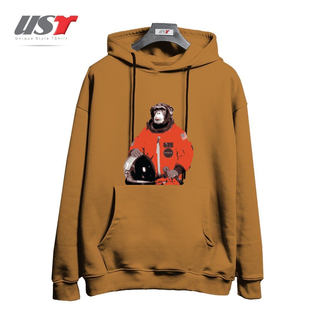 هودی اورسایز طرح SPACE MONKEY32154