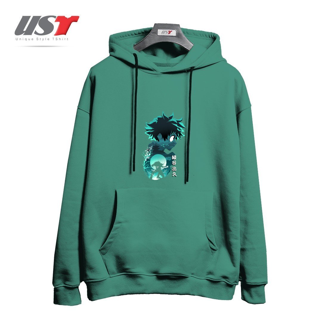 هودی اورسایز طرح ANIME HERO IZUKU