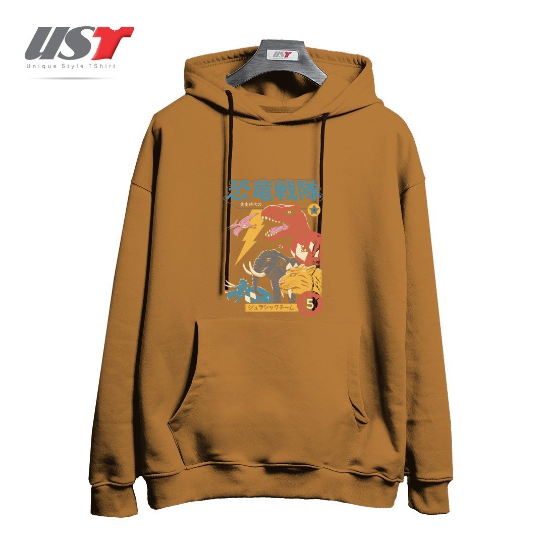 هودی اورسایز طرح DINO SENTAI