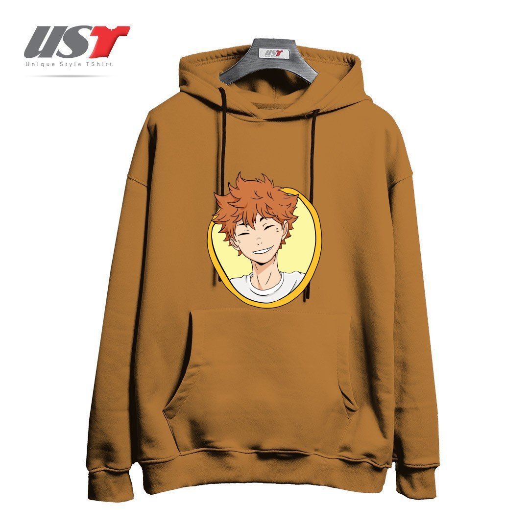 هودی اورسایز طرح HINATA'S CUTE SMILE