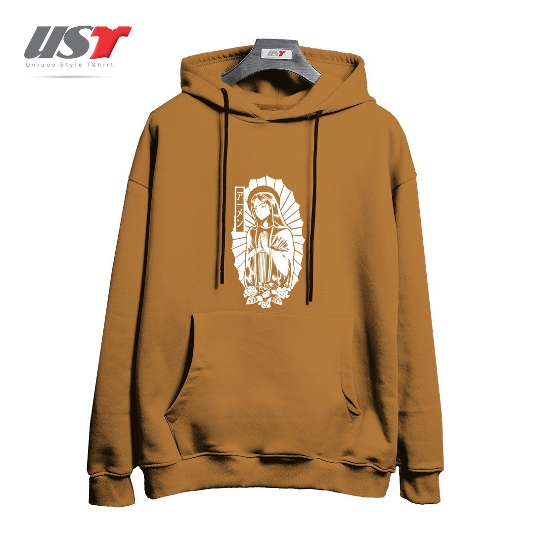 هودی اورسایز طرح Manga Mary