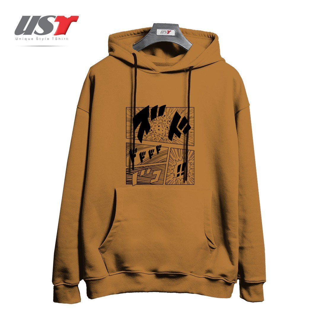 هودی اورسایز طرح Manga Page