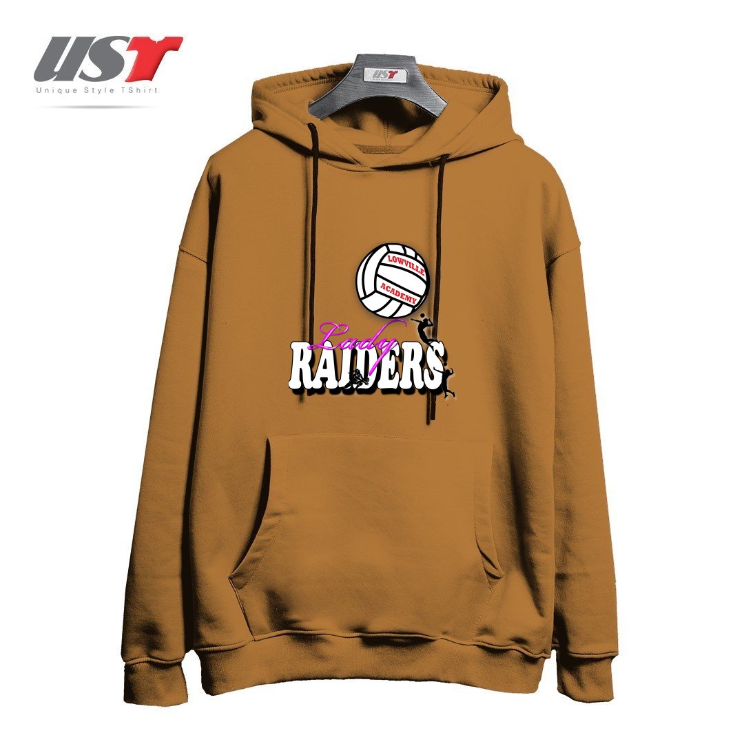 هودی اورسایز طرح LOWVILLE ACADEMY LADY RAIDERS VOLLEYBALL