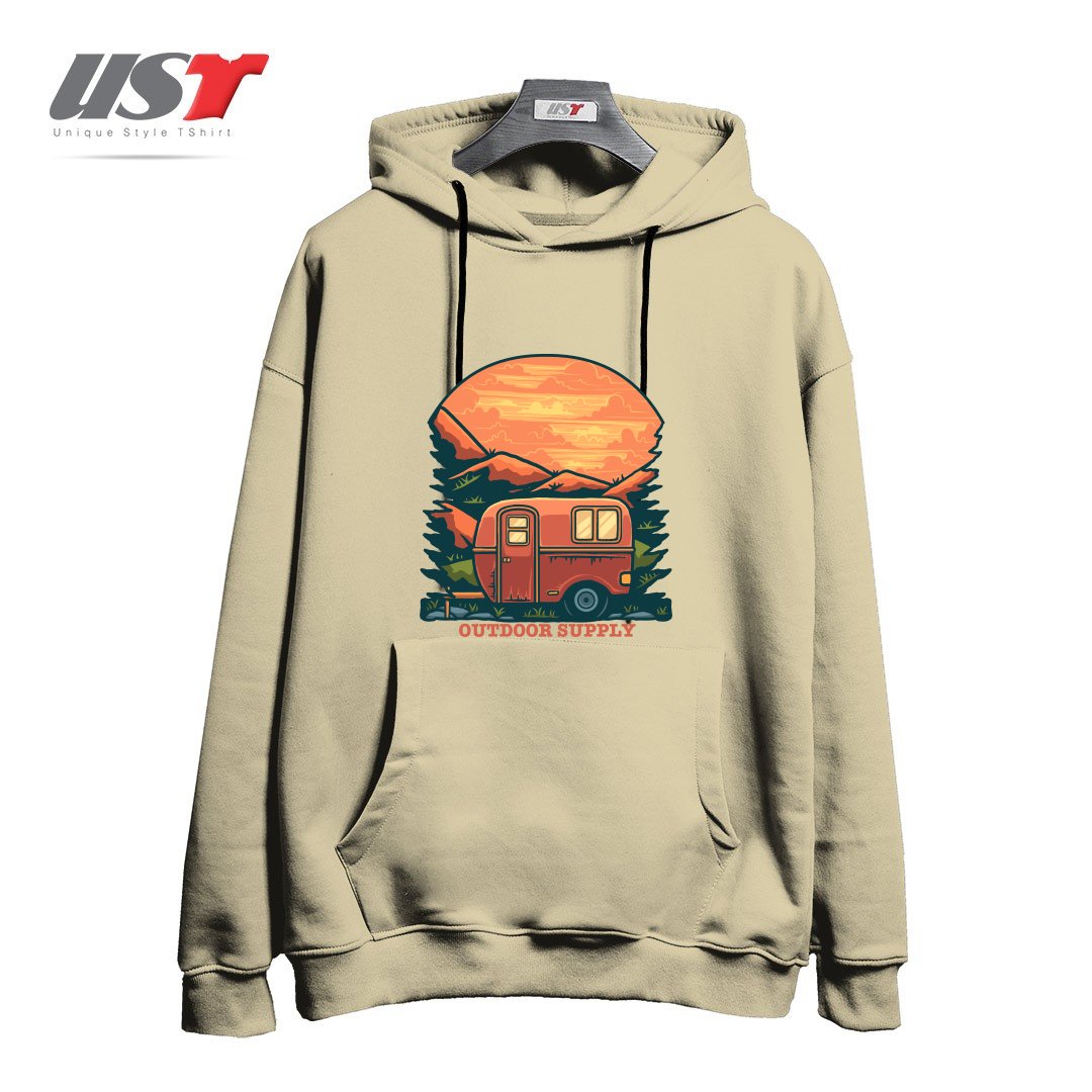 طرح CARAVAN هودی اورسایزرنگ نخودی