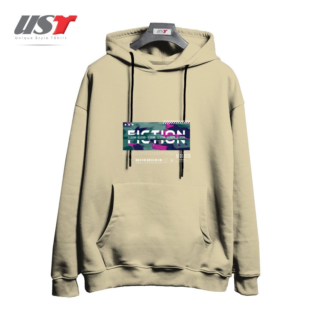 طرح typography 58 هودی اورسایزرنگ نخودی