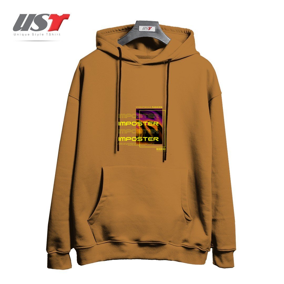 طرح typography 69 هودی اورسایزرنگ نسکافه ای