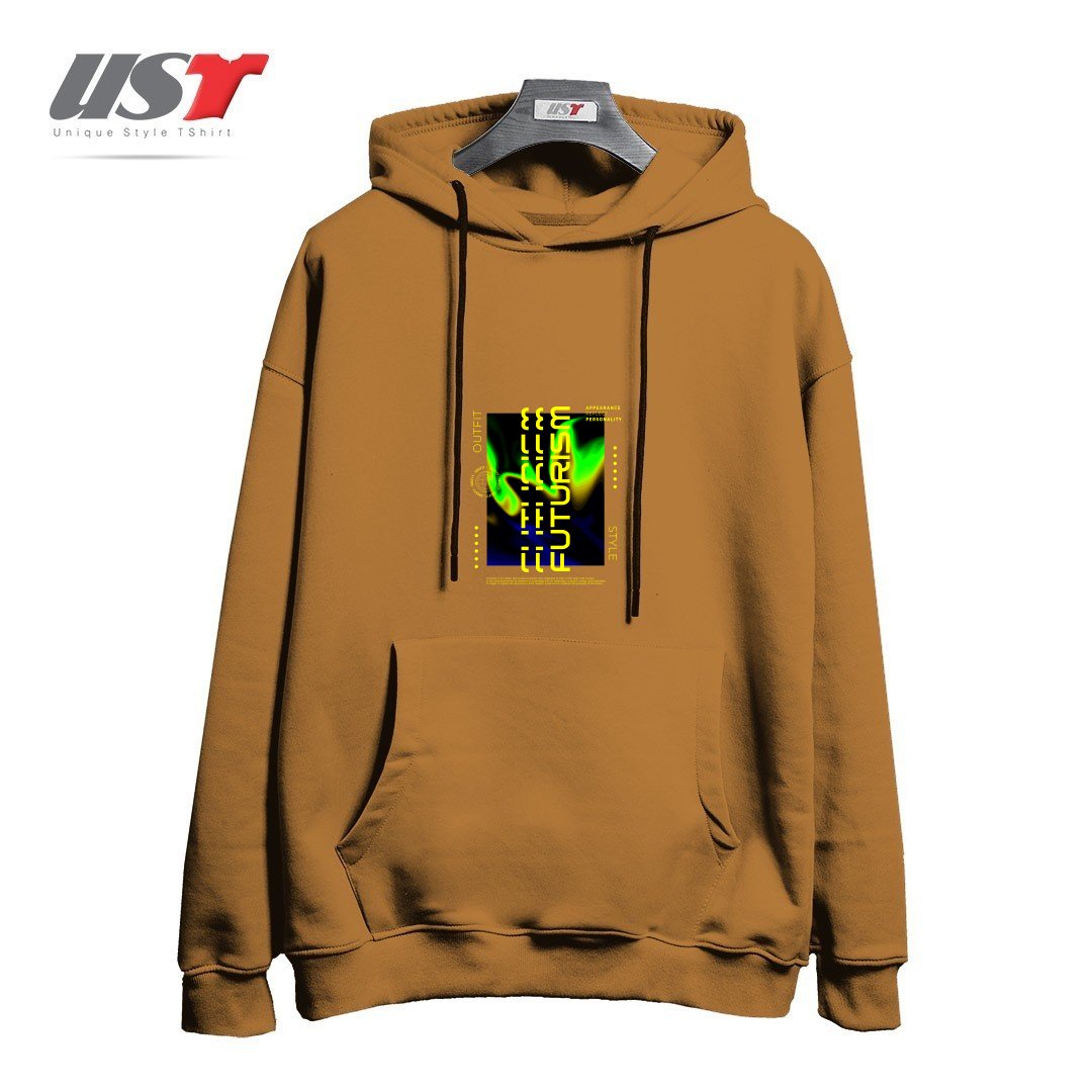 طرح typography 70 هودی اورسایزرنگ نسکافه ای