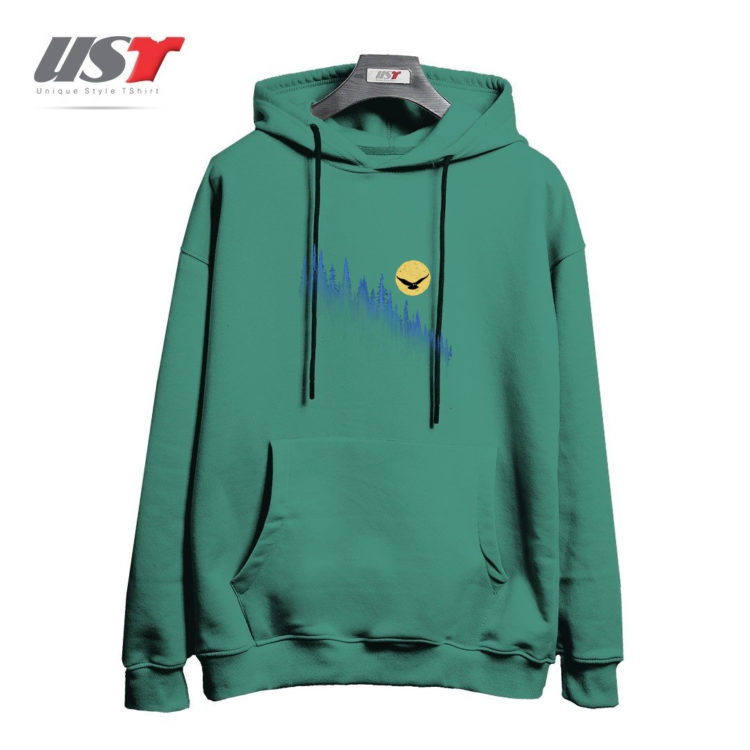 هودی اورسایز طرح OWL MOON