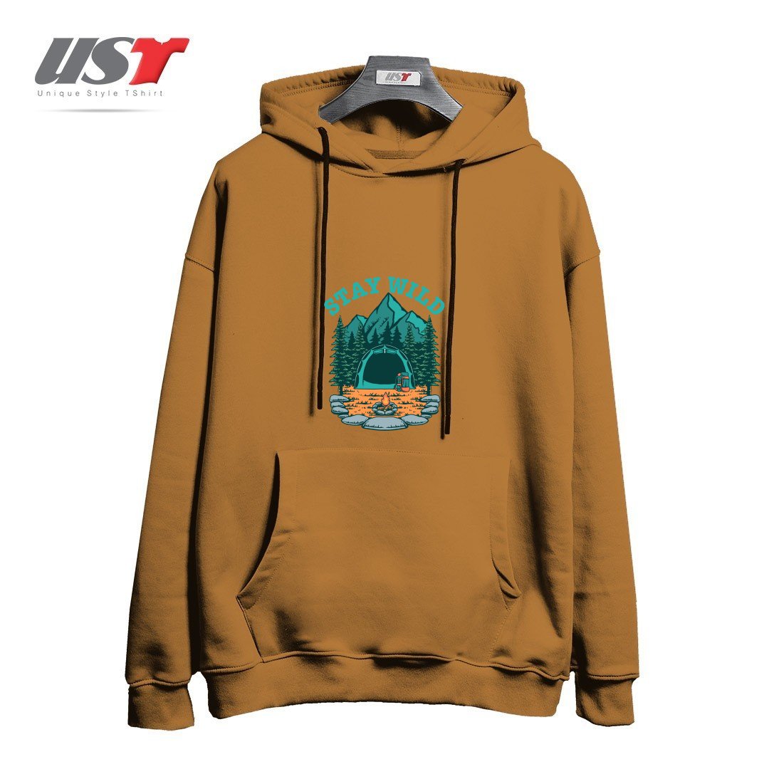 هودی اورسایز طرح STAY WILD