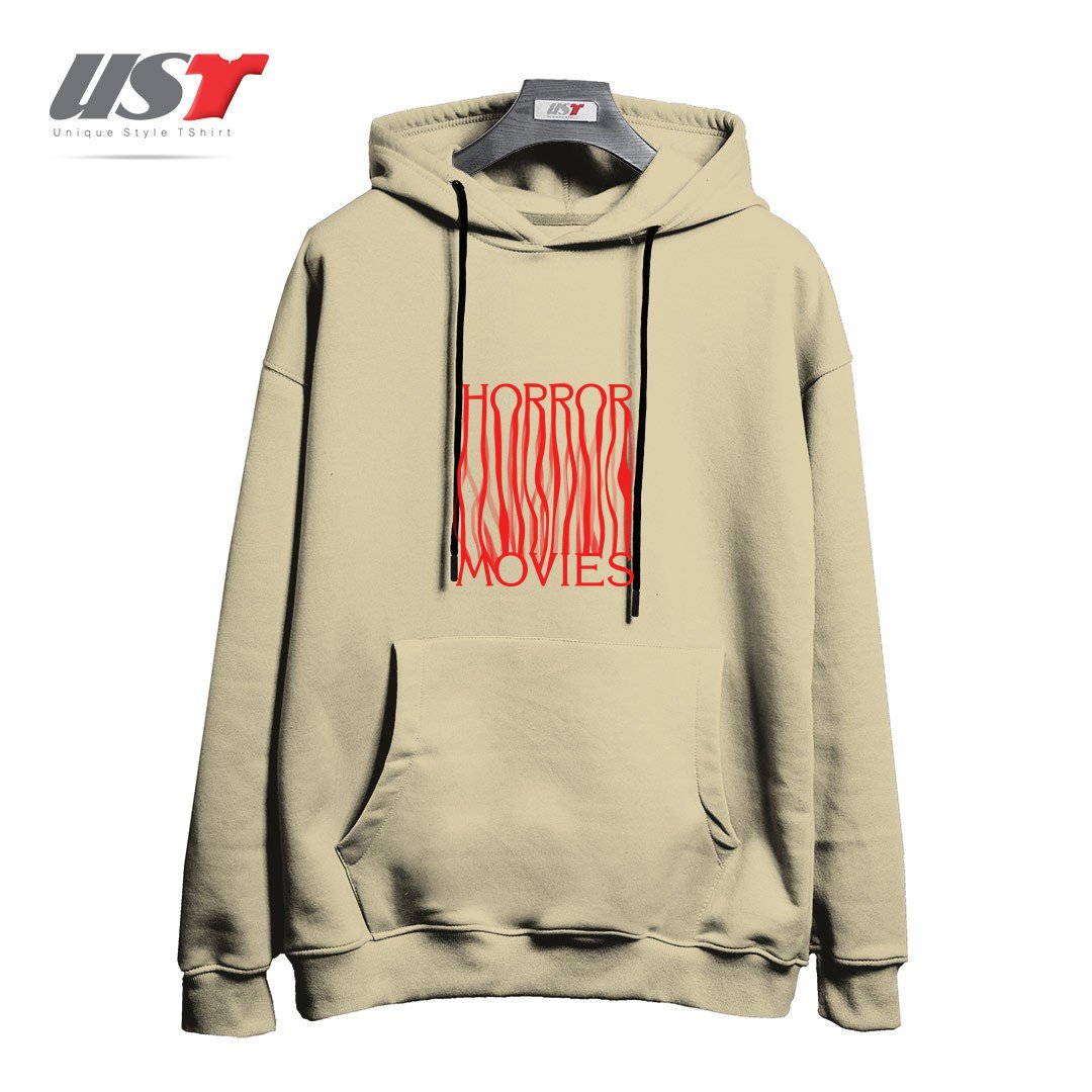 طرح HORROR MOVIES هودی اورسایزرنگ نخودی