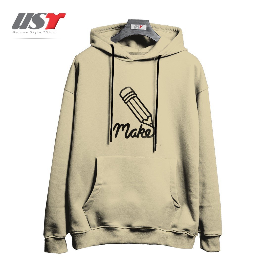 طرح MAKE  ALEX SOLIS DTG هودی اورسایزرنگ نخودی