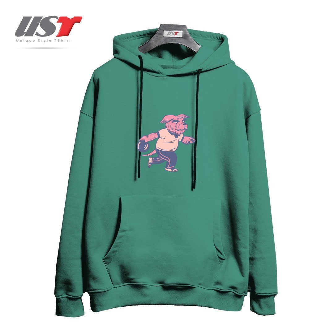 هودی اورسایز طرح ALLEY DOG