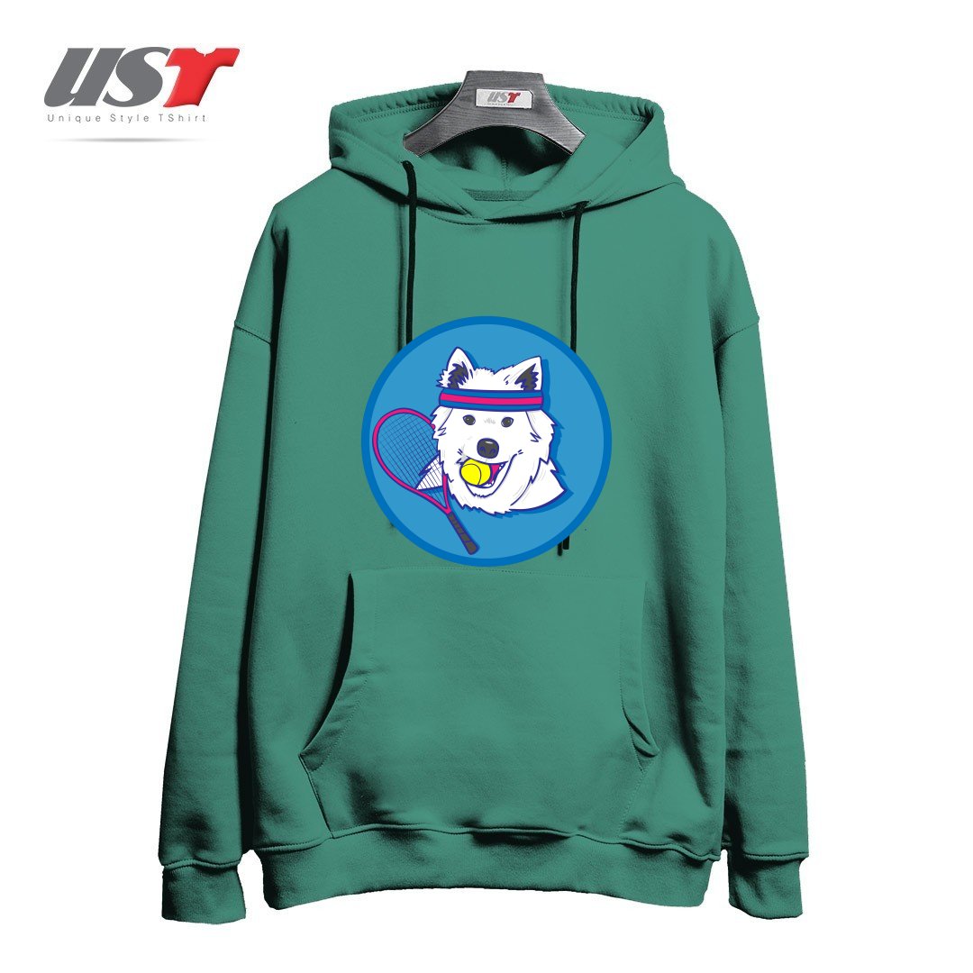 طرح KAYA. هودی اورسایزرنگ سبز سدری