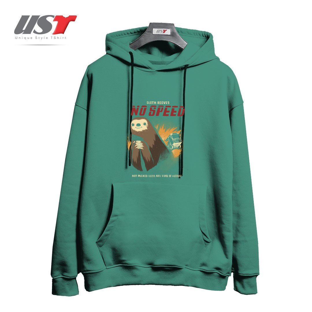 هودی اورسایز طرح NO SPEED