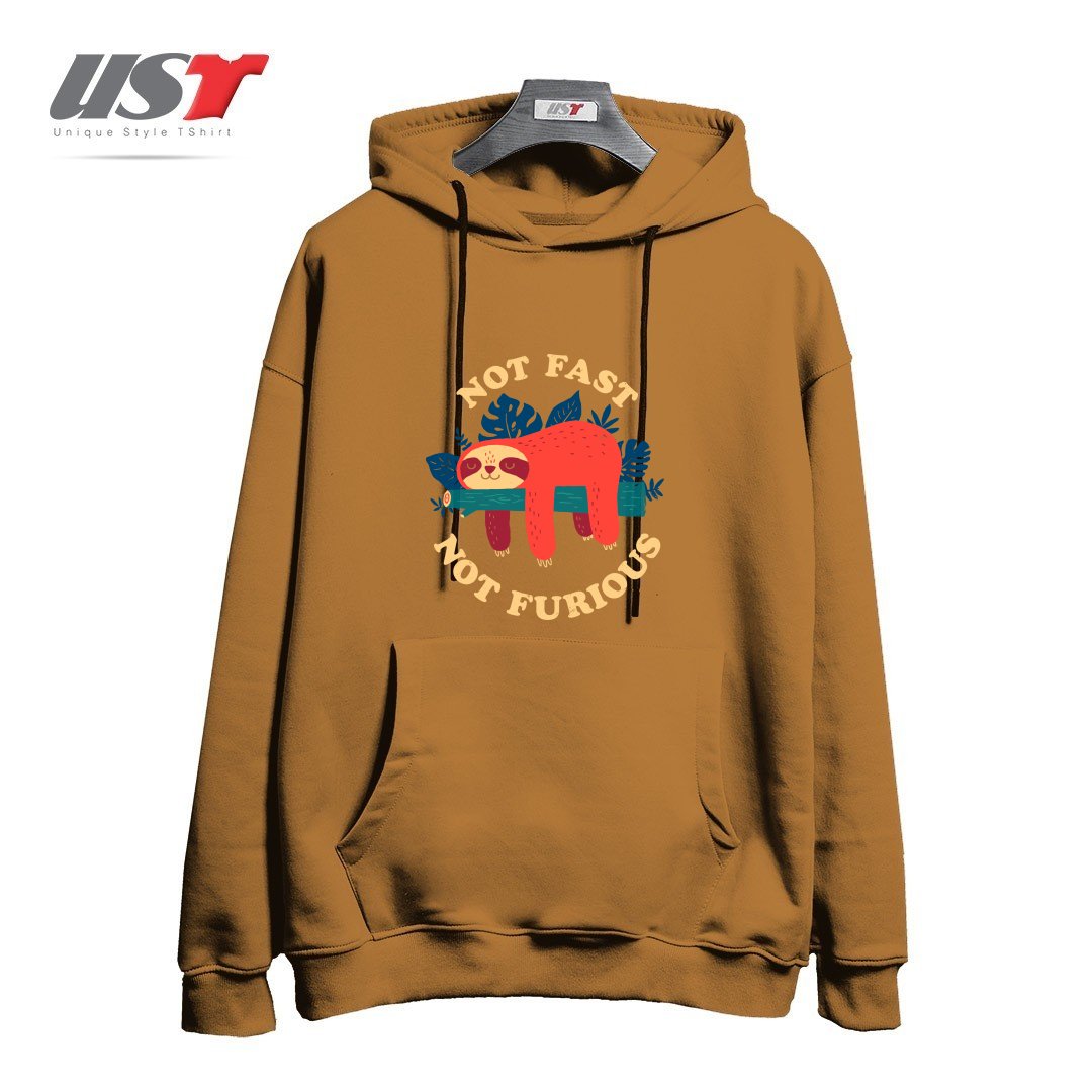 هودی اورسایز طرح NOT FAST, NOT FURIOUS