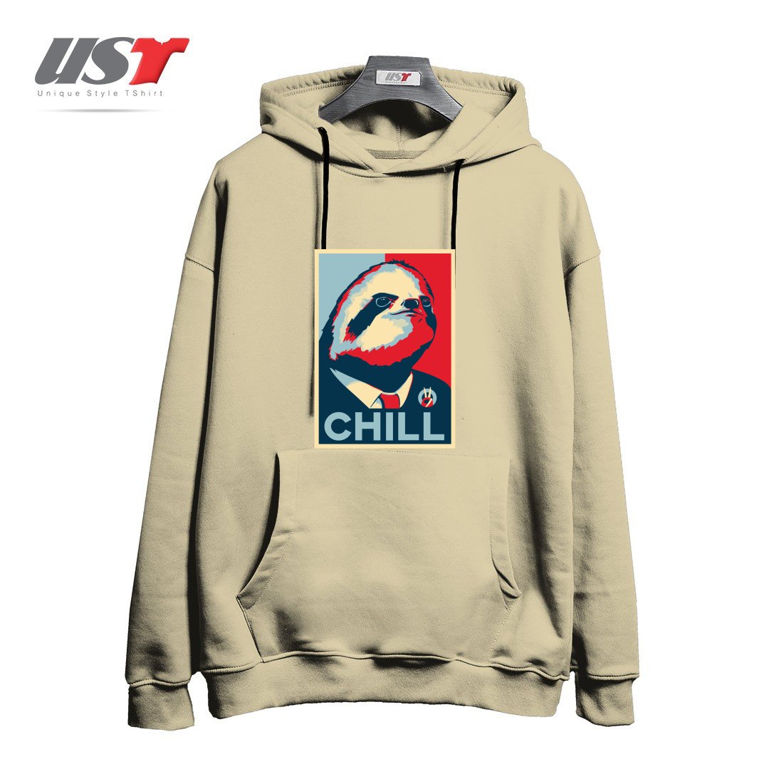 هودی اورسایز طرح SLOTH FOR PRESIDENT